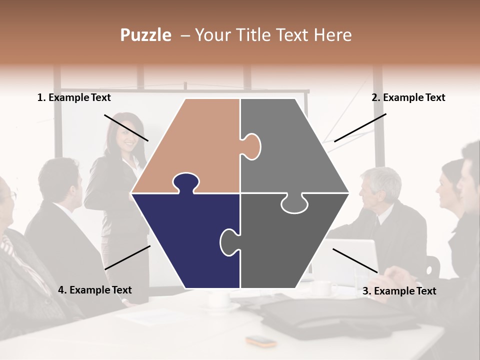 Guy Team Growth PowerPoint Template