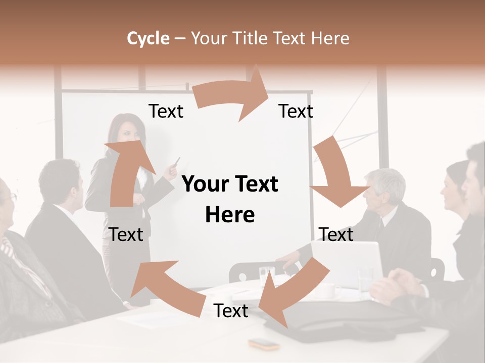 Guy Team Growth PowerPoint Template