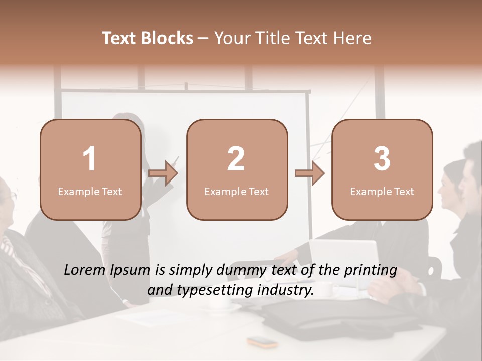 Guy Team Growth PowerPoint Template