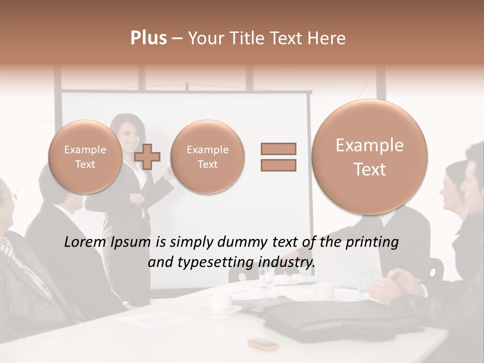 Guy Team Growth PowerPoint Template