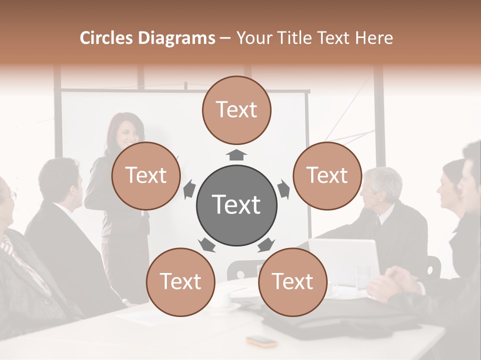 Guy Team Growth PowerPoint Template