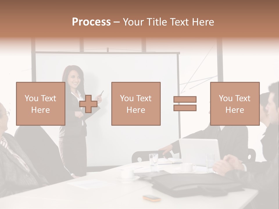 Guy Team Growth PowerPoint Template
