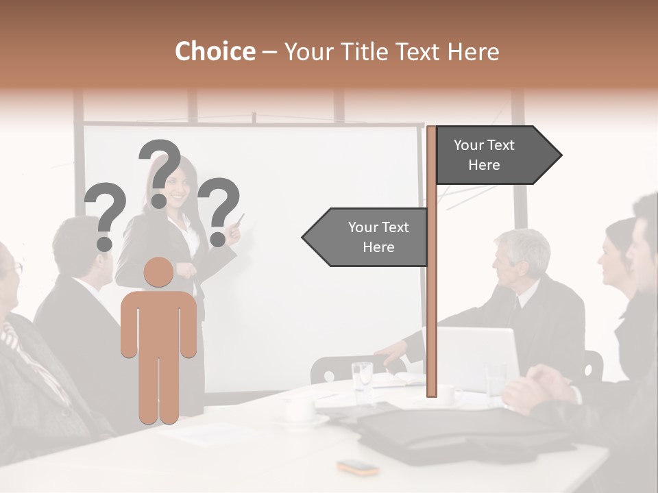 Guy Team Growth PowerPoint Template