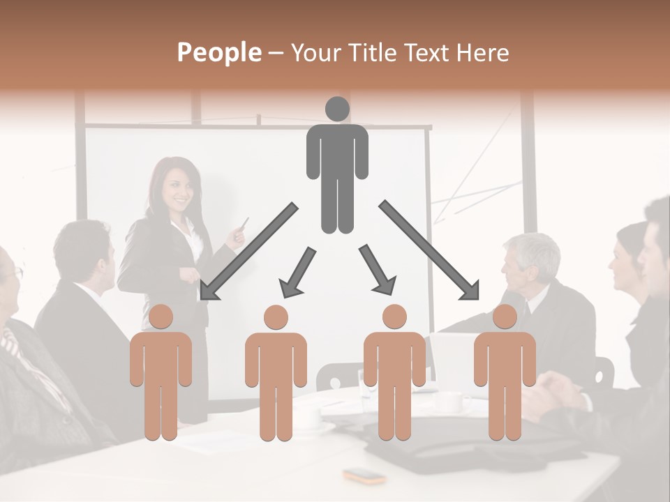 Guy Team Growth PowerPoint Template
