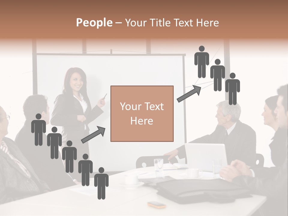 Guy Team Growth PowerPoint Template