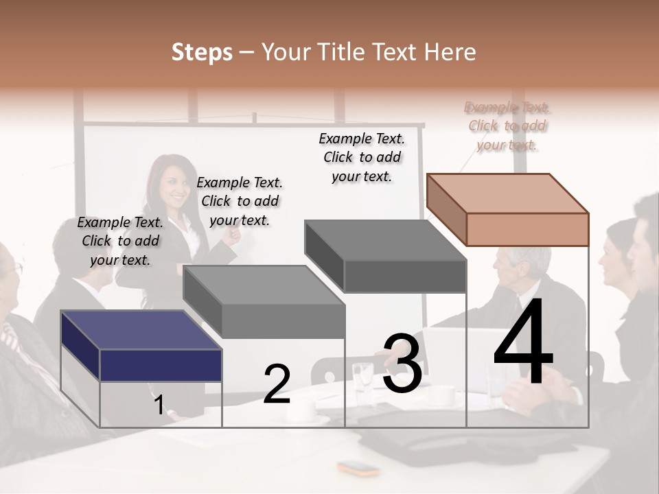 Guy Team Growth PowerPoint Template