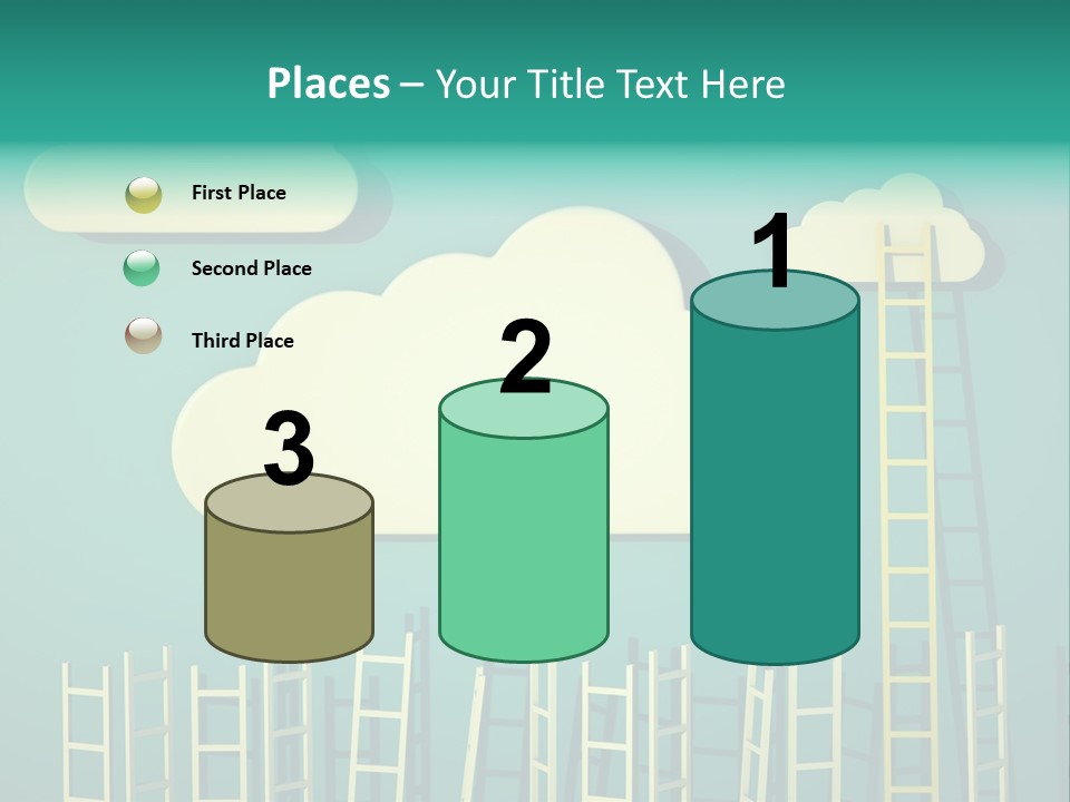 Climb Development Shape PowerPoint Template