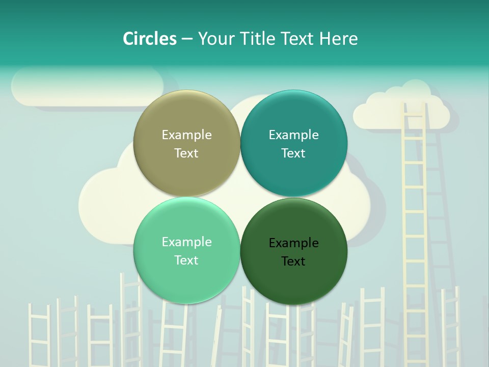 Climb Development Shape PowerPoint Template