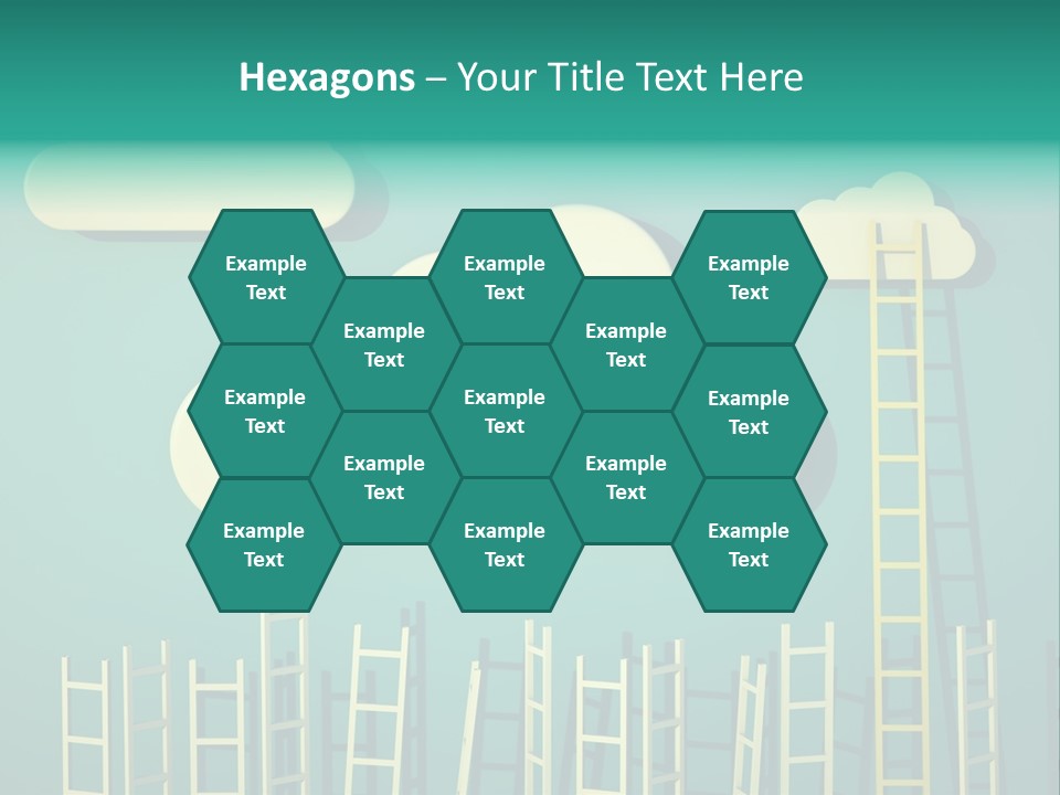 Climb Development Shape PowerPoint Template