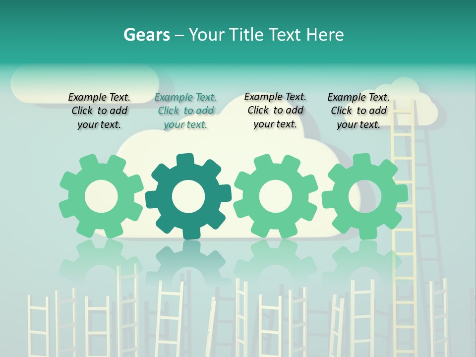 Climb Development Shape PowerPoint Template