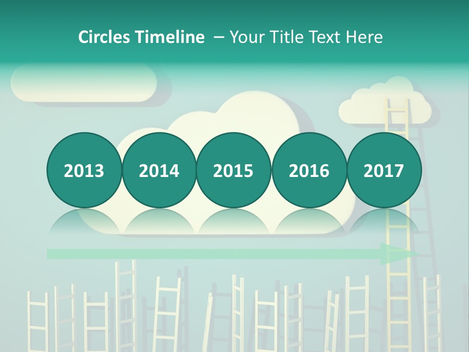 Climb Development Shape PowerPoint Template