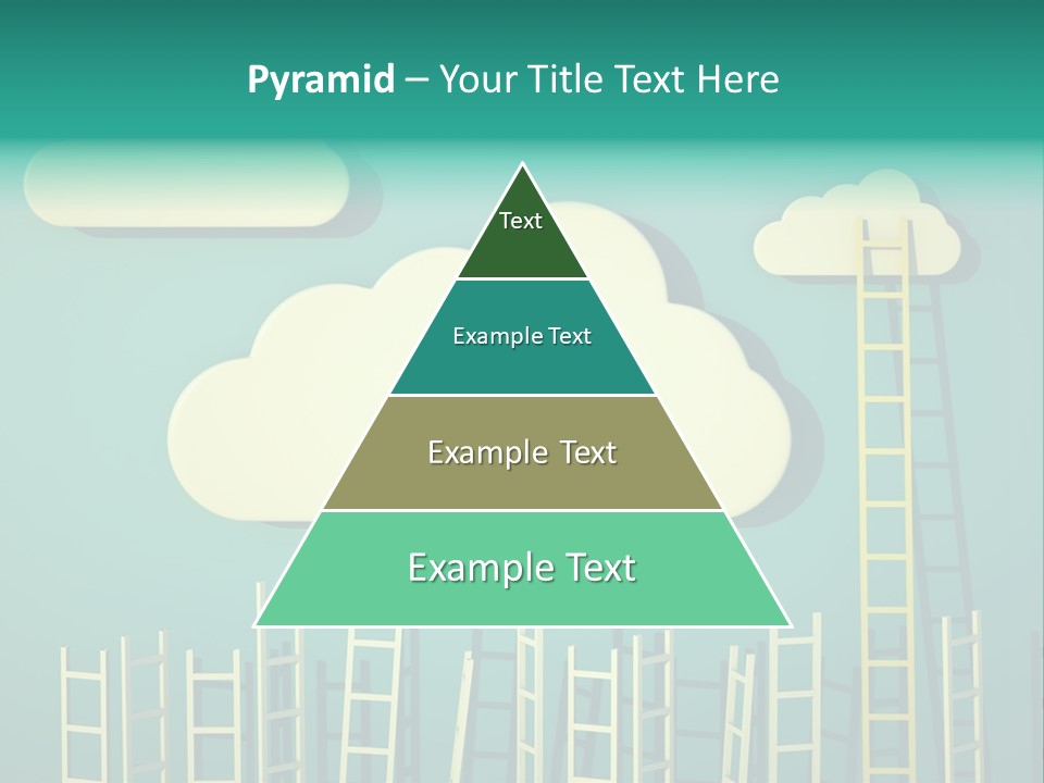 Climb Development Shape PowerPoint Template