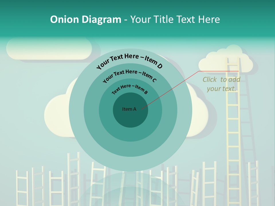 Climb Development Shape PowerPoint Template