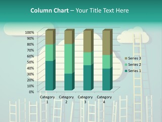 Climb Development Shape PowerPoint Template