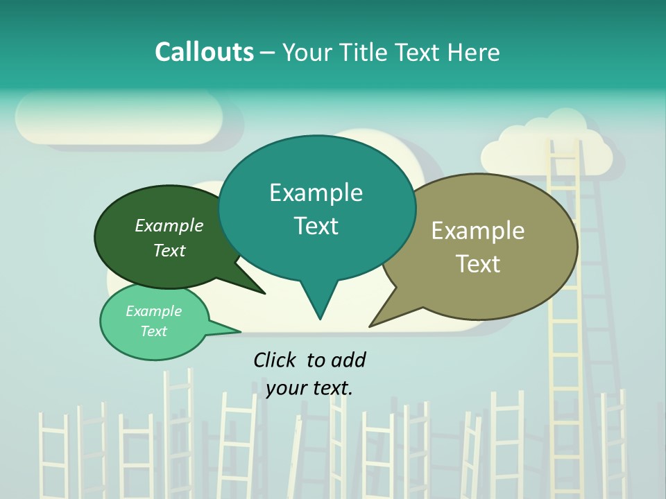 Climb Development Shape PowerPoint Template