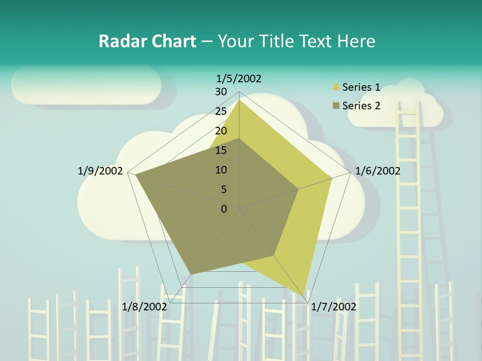 Climb Development Shape PowerPoint Template