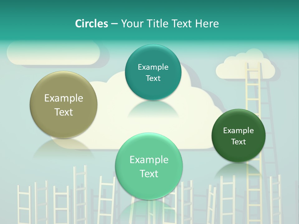 Climb Development Shape PowerPoint Template