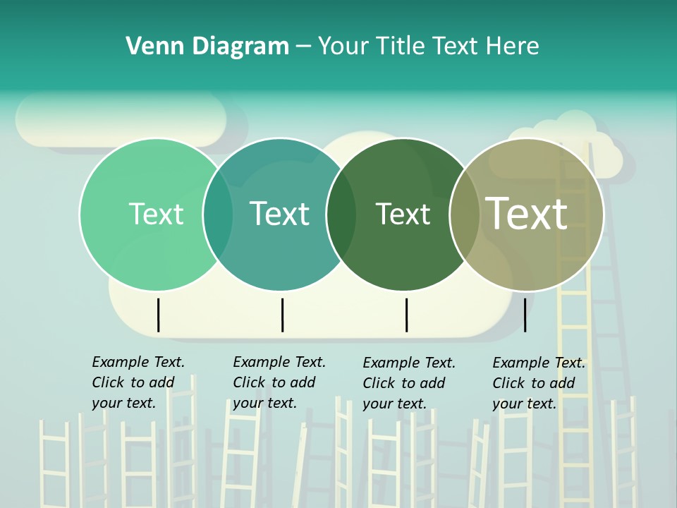Climb Development Shape PowerPoint Template