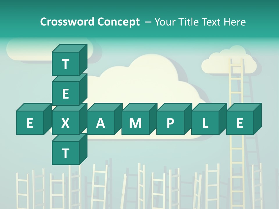 Climb Development Shape PowerPoint Template