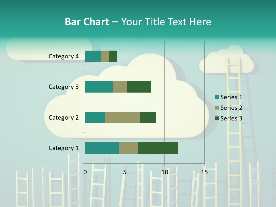 Climb Development Shape PowerPoint Template
