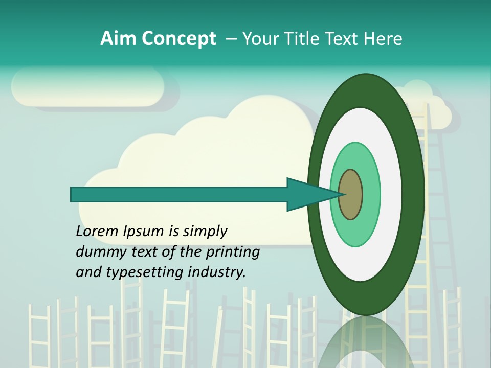 Climb Development Shape PowerPoint Template