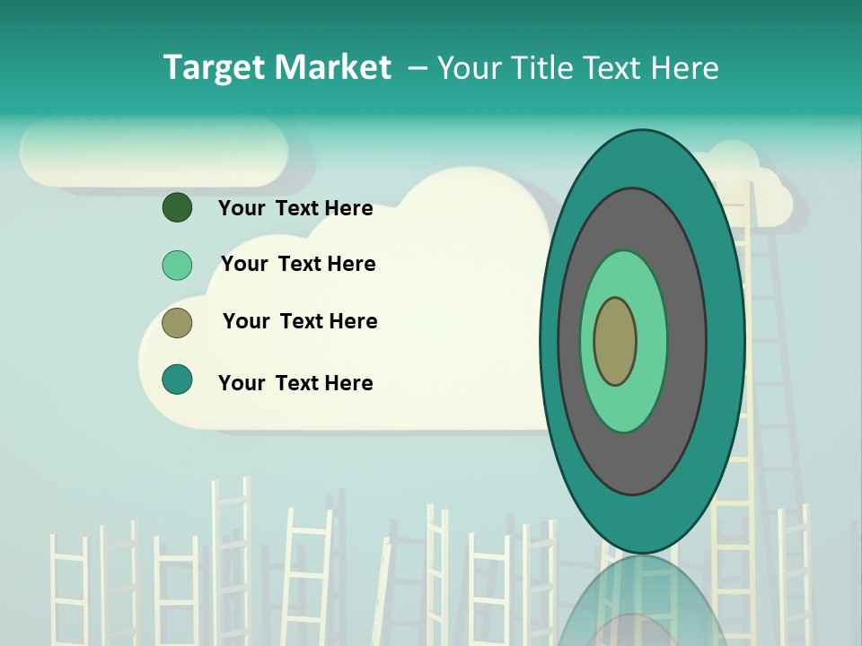 Climb Development Shape PowerPoint Template