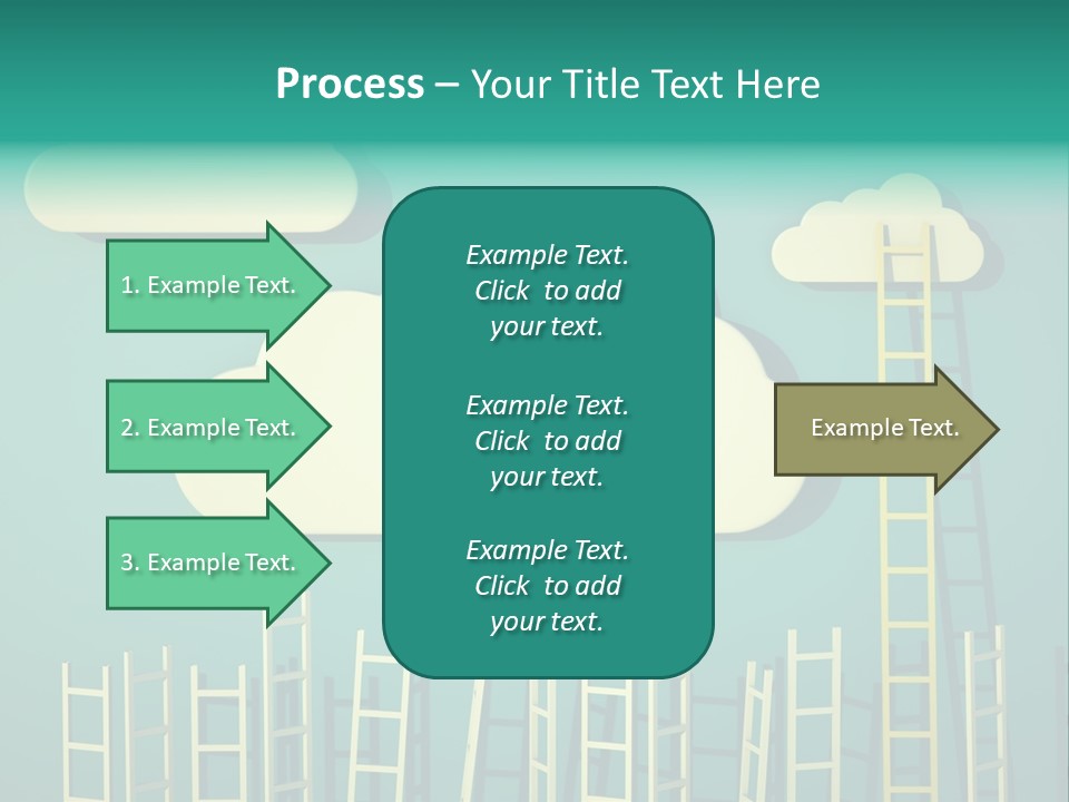 Climb Development Shape PowerPoint Template