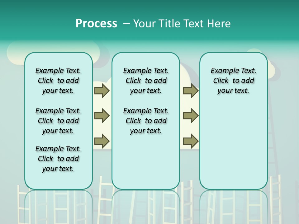 Climb Development Shape PowerPoint Template