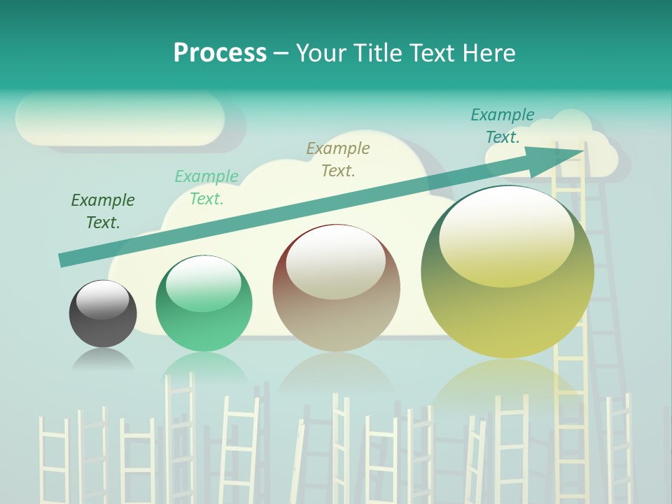 Climb Development Shape PowerPoint Template