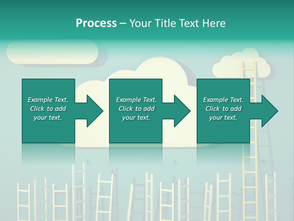 Climb Development Shape PowerPoint Template