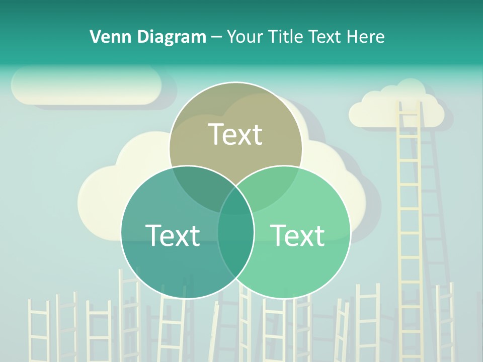Climb Development Shape PowerPoint Template