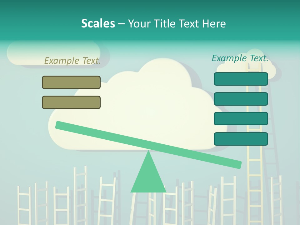 Climb Development Shape PowerPoint Template