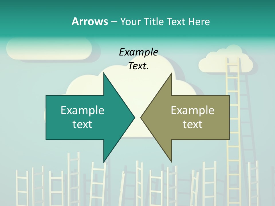 Climb Development Shape PowerPoint Template