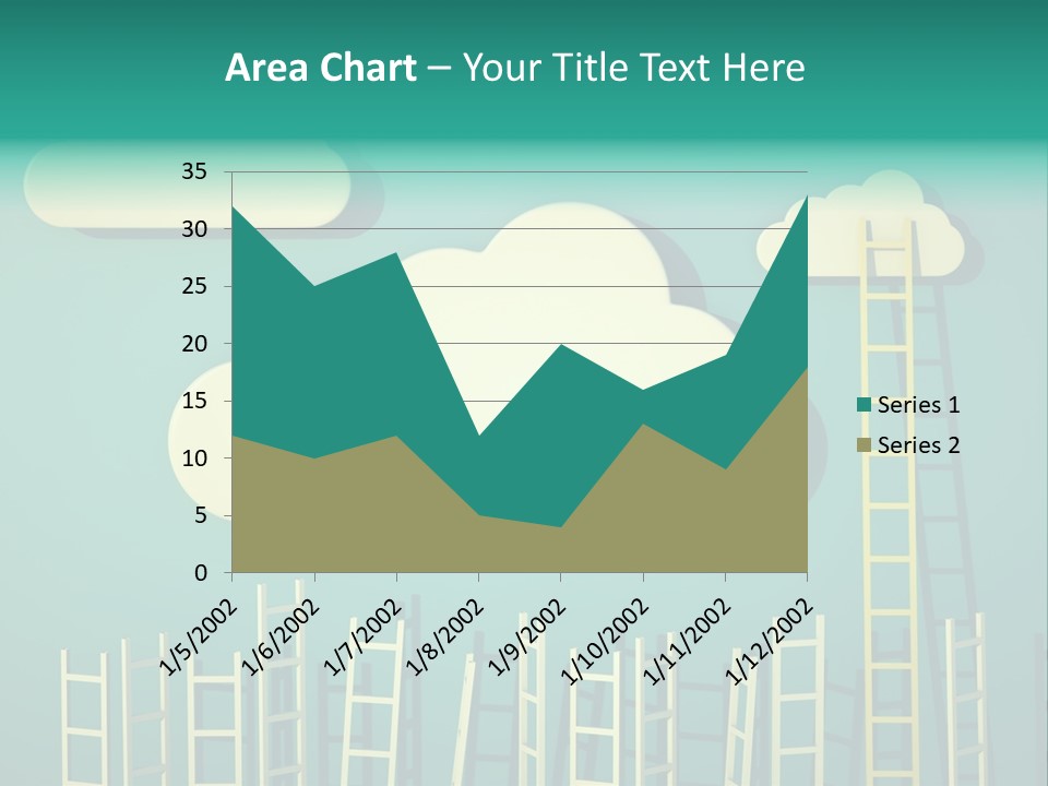 Climb Development Shape PowerPoint Template