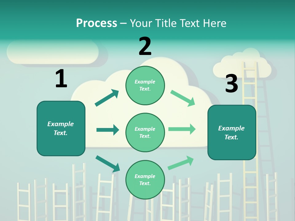 Climb Development Shape PowerPoint Template