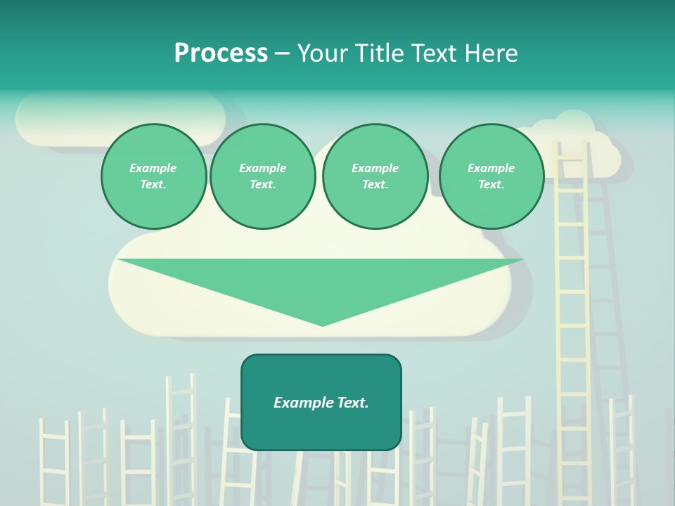Climb Development Shape PowerPoint Template