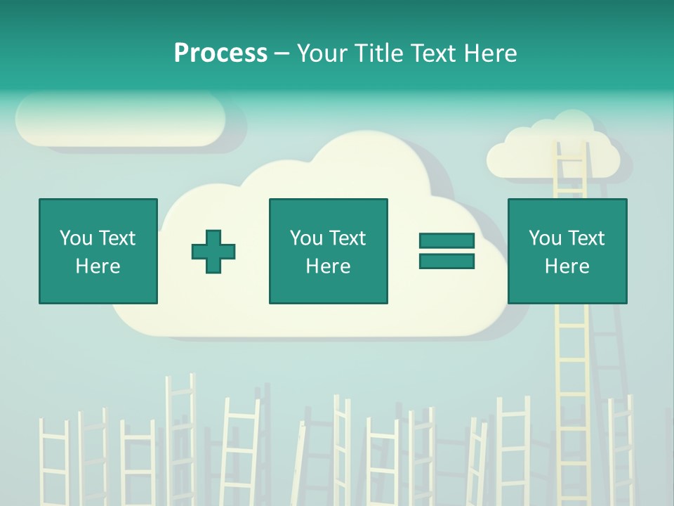 Climb Development Shape PowerPoint Template