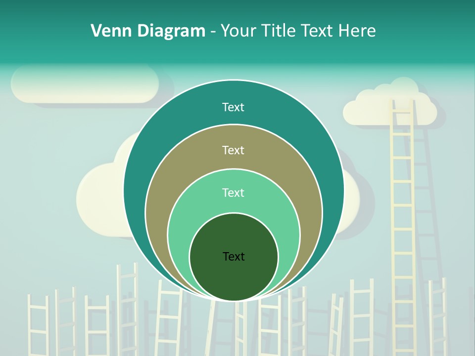 Climb Development Shape PowerPoint Template