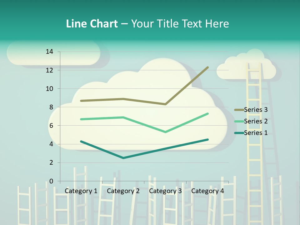 Climb Development Shape PowerPoint Template