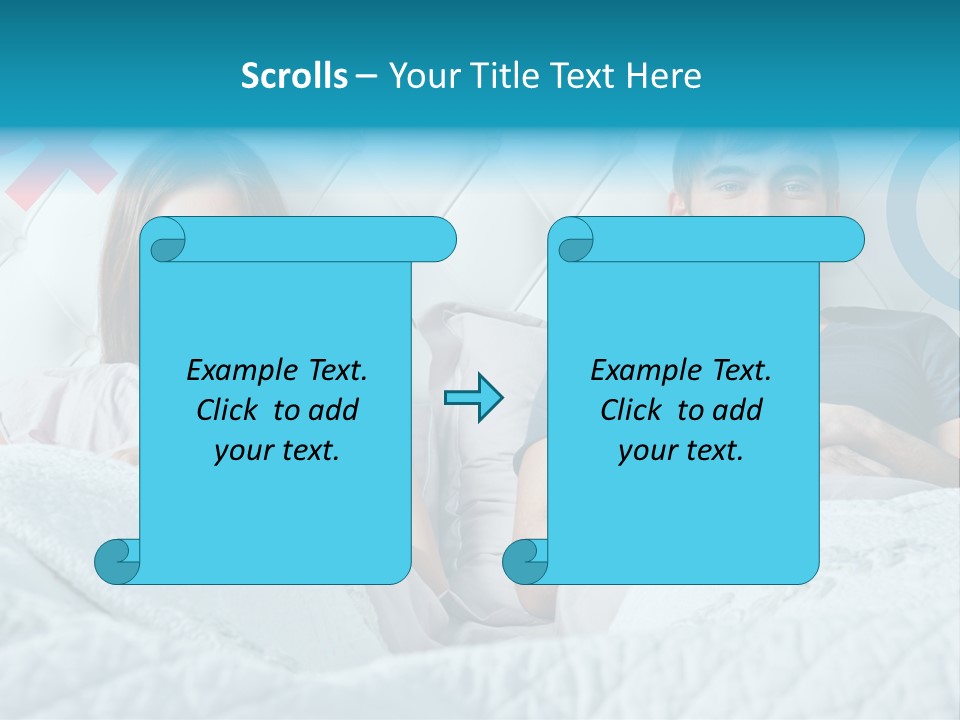 Relationship Woman White PowerPoint Template