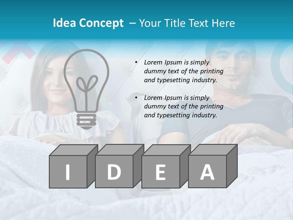 Relationship Woman White PowerPoint Template