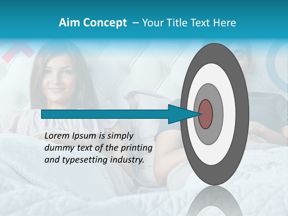 Relationship Woman White PowerPoint Template