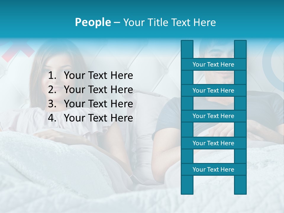 Relationship Woman White PowerPoint Template