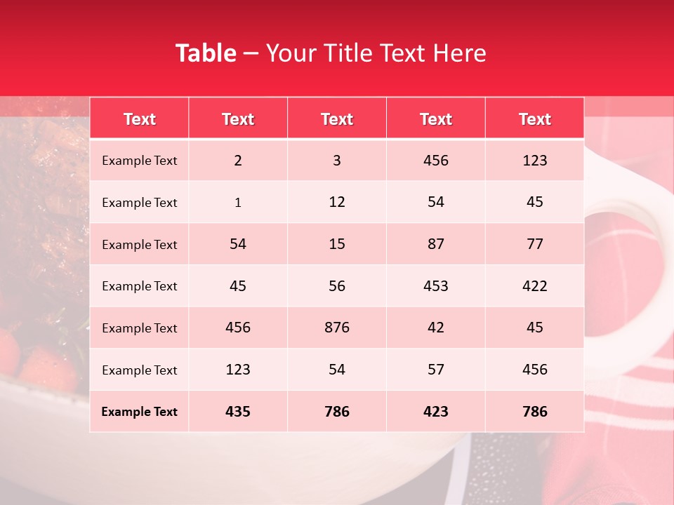 One Braised Italian PowerPoint Template