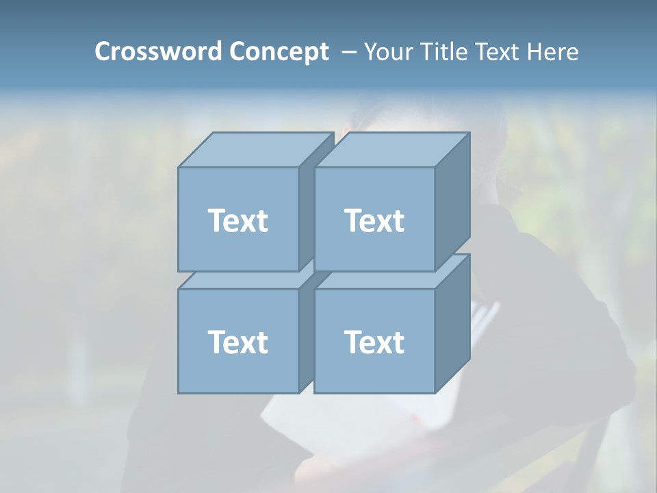 Caucasian Youth Model PowerPoint Template