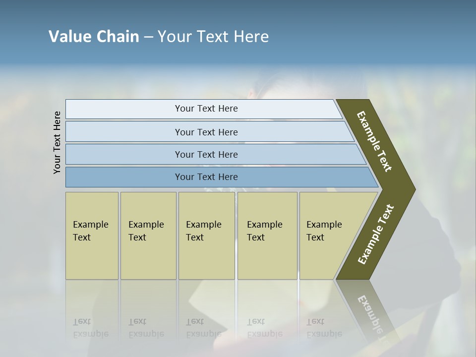 Caucasian Youth Model PowerPoint Template