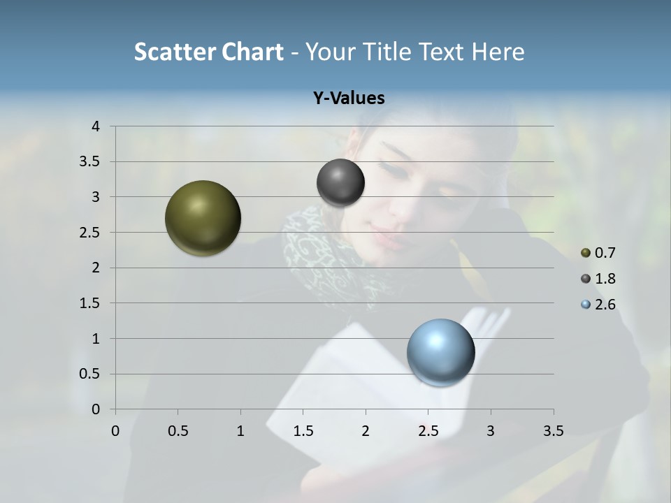 Caucasian Youth Model PowerPoint Template