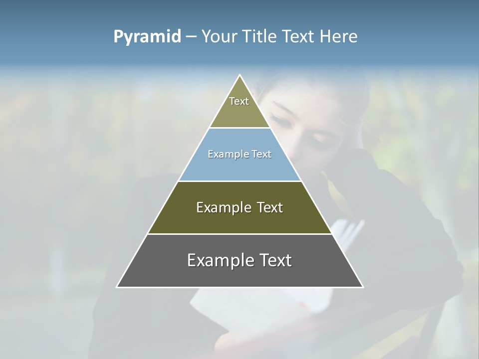 Caucasian Youth Model PowerPoint Template