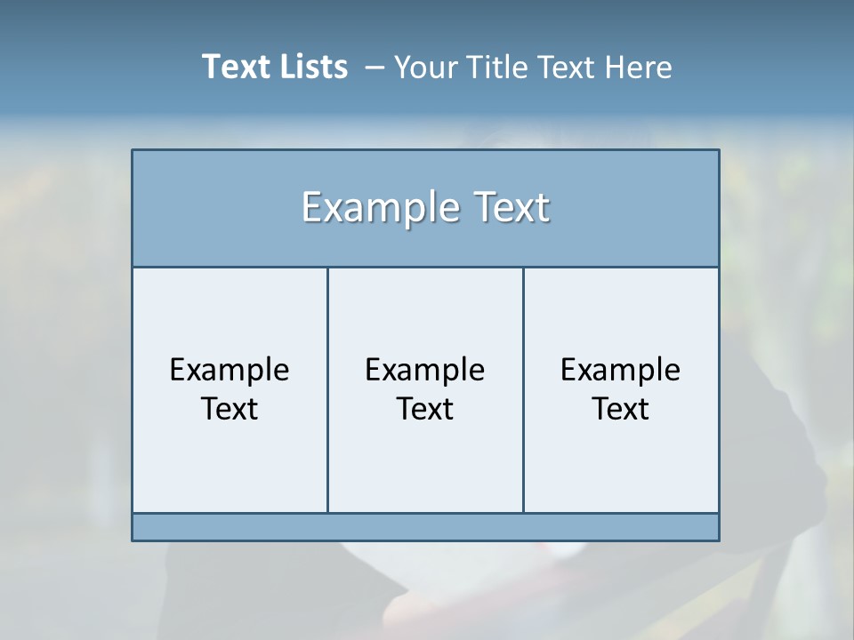Caucasian Youth Model PowerPoint Template
