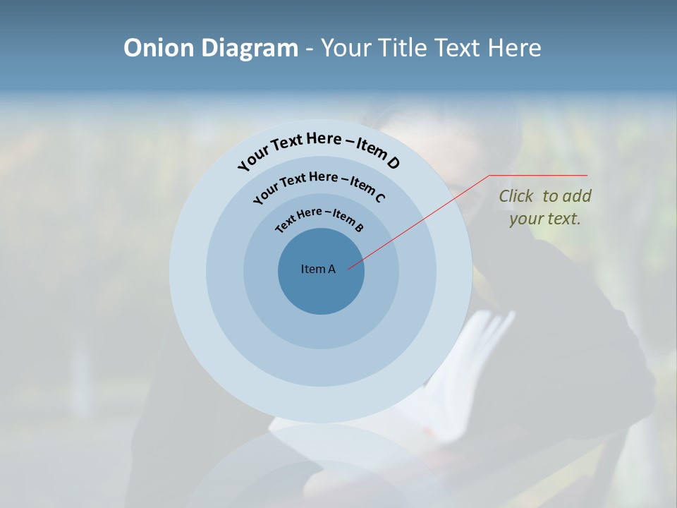 Caucasian Youth Model PowerPoint Template